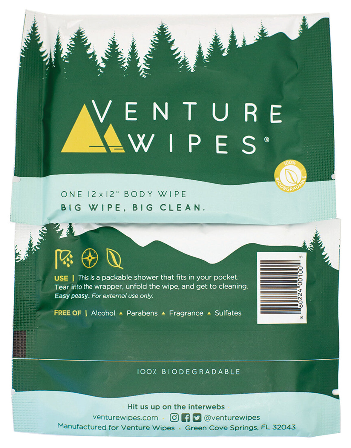 Venture Wipes Single Wipe Venture Wipes VENTURE WIPES SINGLE WIPE