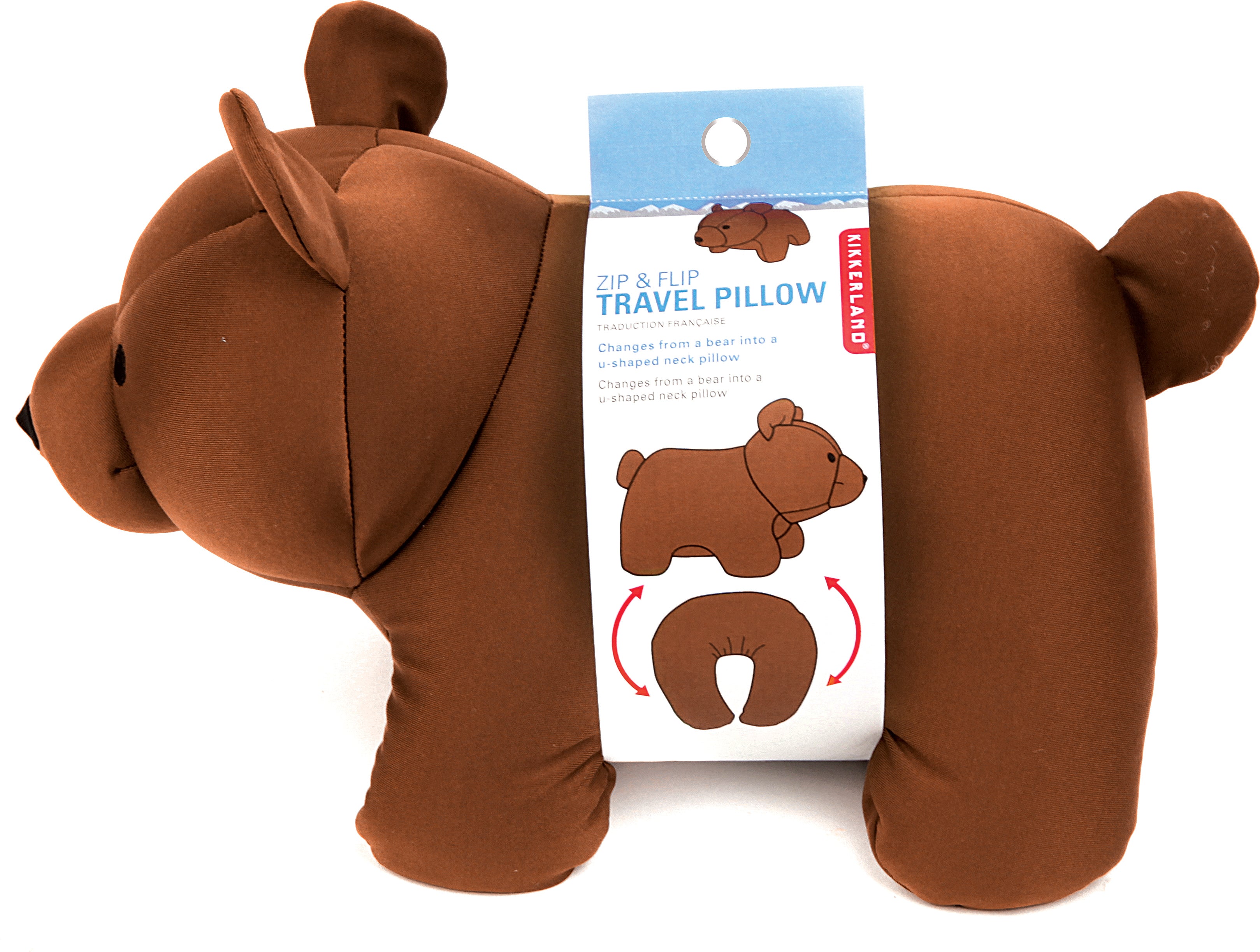 Zip And Flip Brown Bear Kikkerland ZIP AND FLIP BROWN BEAR