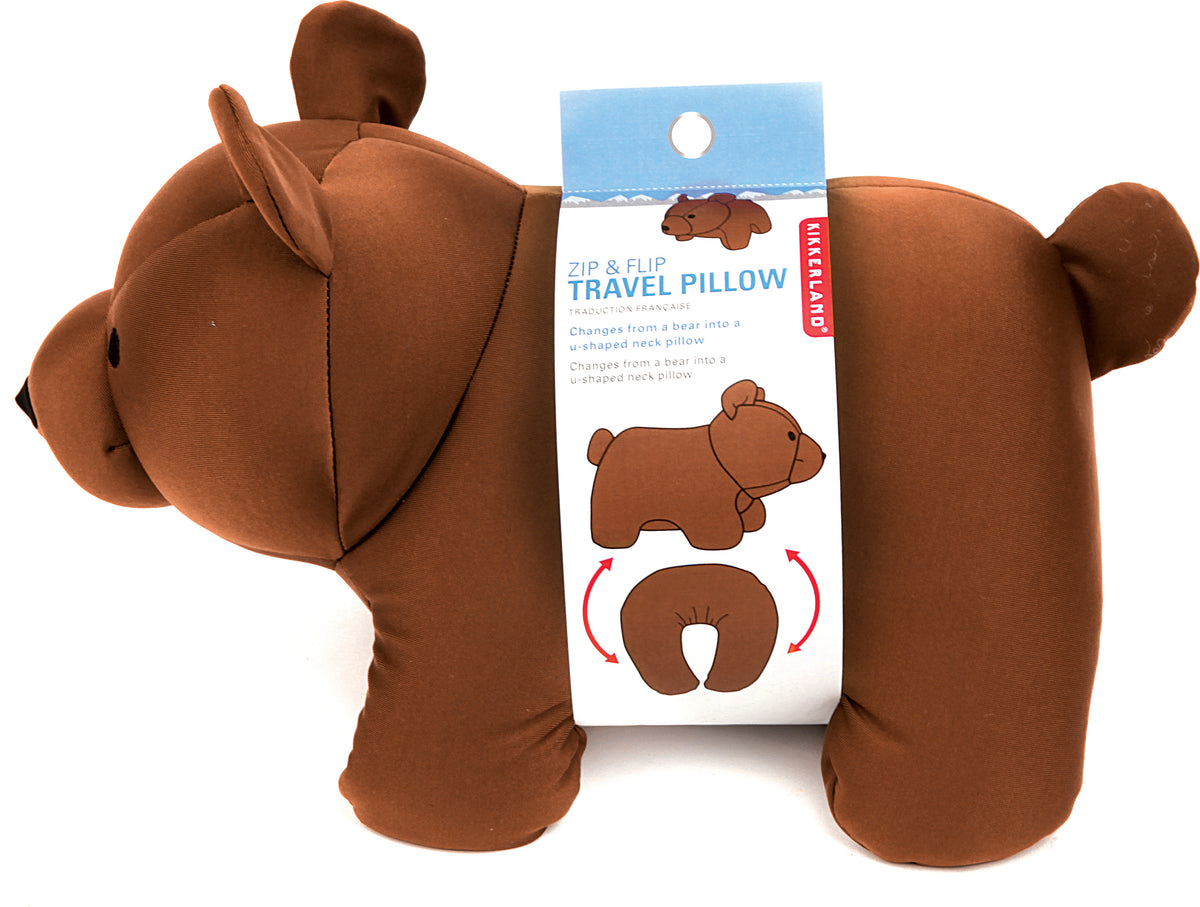 Zip And Flip Brown Bear Kikkerland ZIP AND FLIP BROWN BEAR
