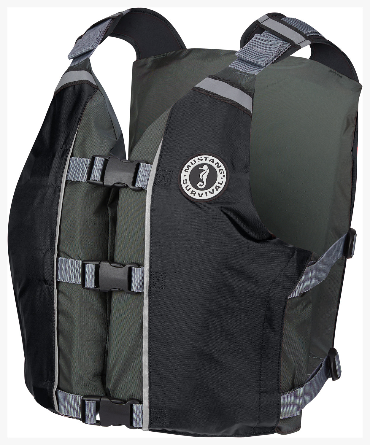 Apf Foam Vest Black/Grey Mustang Survival APF FOAM VEST BLACK/GREY