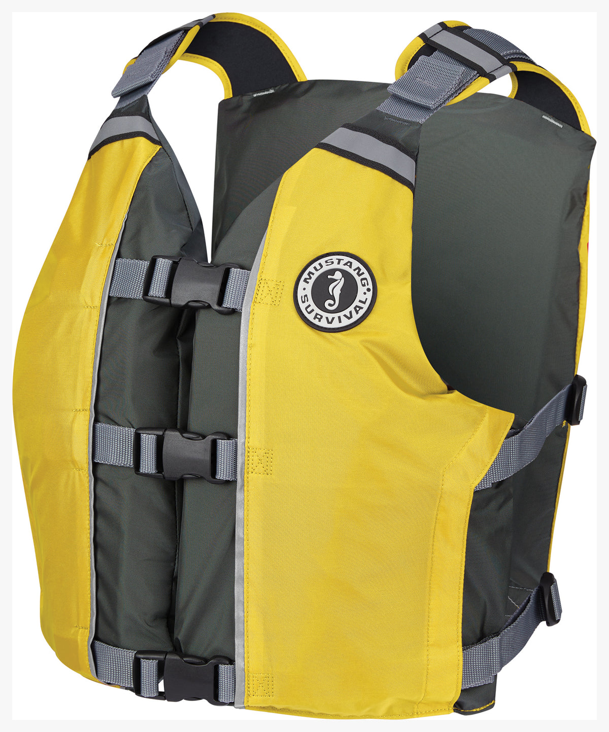 Apf Foam Vest Yellow/Grey Mustang Survival APF FOAM VEST YELLOW/GREY
