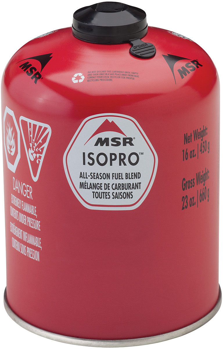 Msr Isopro Canister Fuel 16 Oz Msr MSR ISOPRO CANISTER FUEL 16 OZ