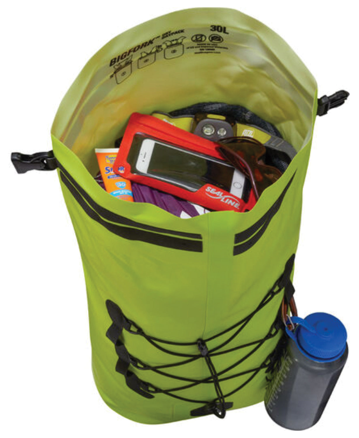 Bigfork Dry Daypack Lime Sealline BIGFORK DRY DAYPACK LIME