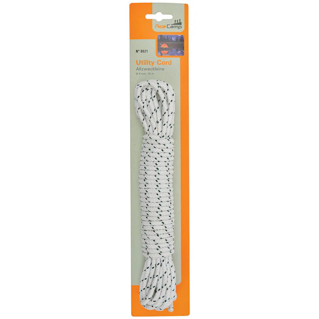 Ace Camp Utility Cord White 4mm x 10m