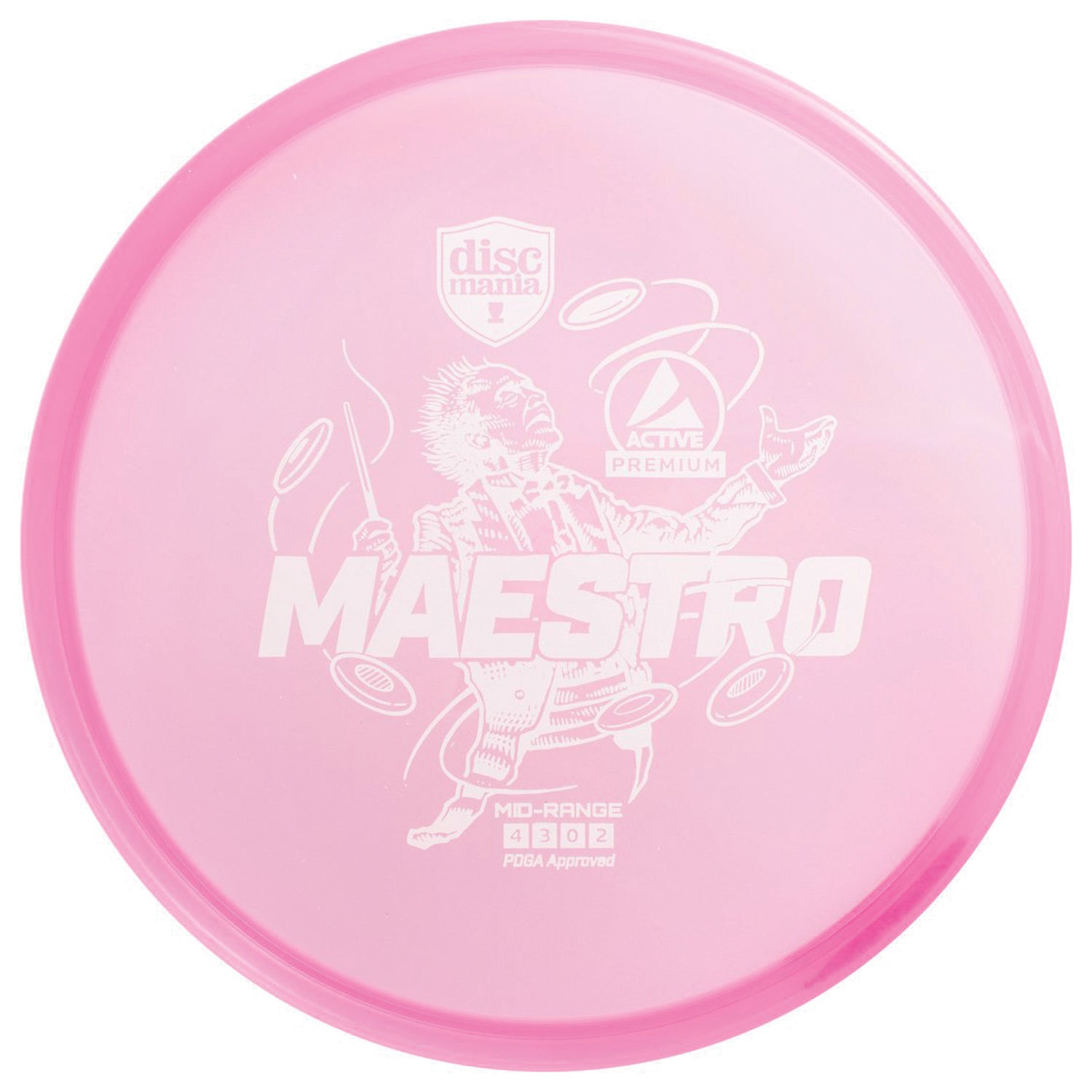 Discmania Active Premium Maestro Midrange Disc 165G-170G Assorted Colors