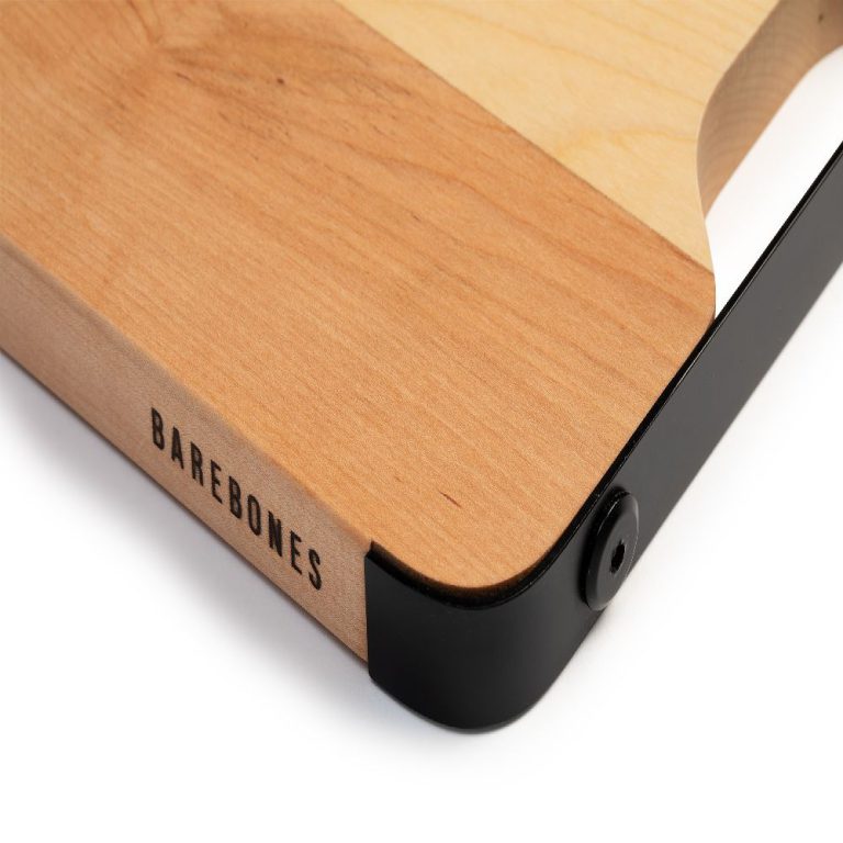 Barebones Living Maple & Steel Cutting Board