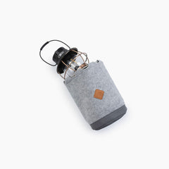 Barebones Living Gray Felt Lantern Storage Bag