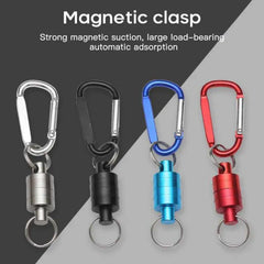 Quick-Release Strong Magnetic Carabiner Aluminum Keychain