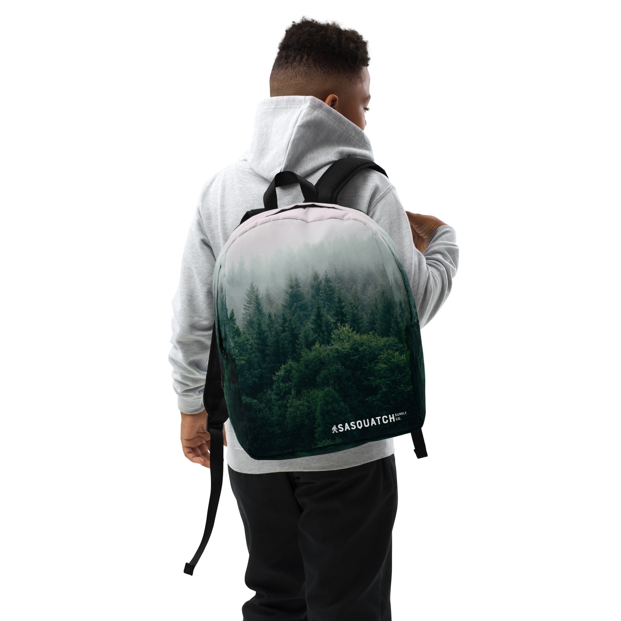 Misty Forest Minimalist Backpack