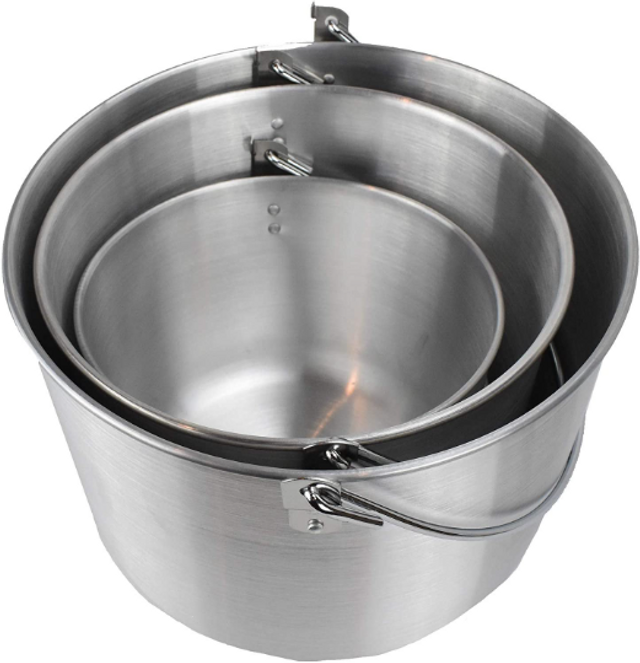 Ace Camp Aluminum Tribal Pots