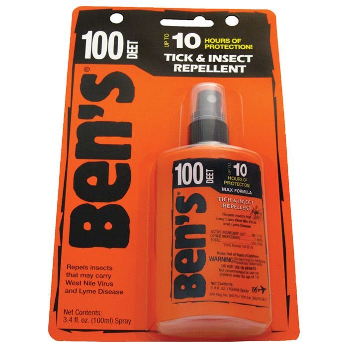 BenS Max 100% Deet 3.4Oz Pump