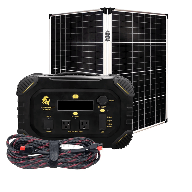 Lion Energy - 50W 12V Folding Solar Panels